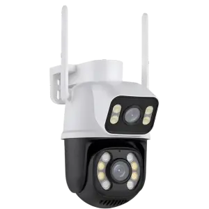 As 5 Melhores Câmeras de Segurança Externa Para Comprar em 2025 3 Camera de Seguranca com Lentes Duplas Coibeu A28B