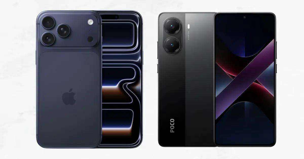 iPhone 17 Pro Max vs Poco X7 Pro