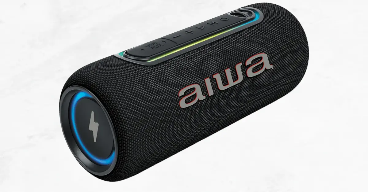 Caixa De Som Speaker Aiwa SP-05-LB é boa Review Completo