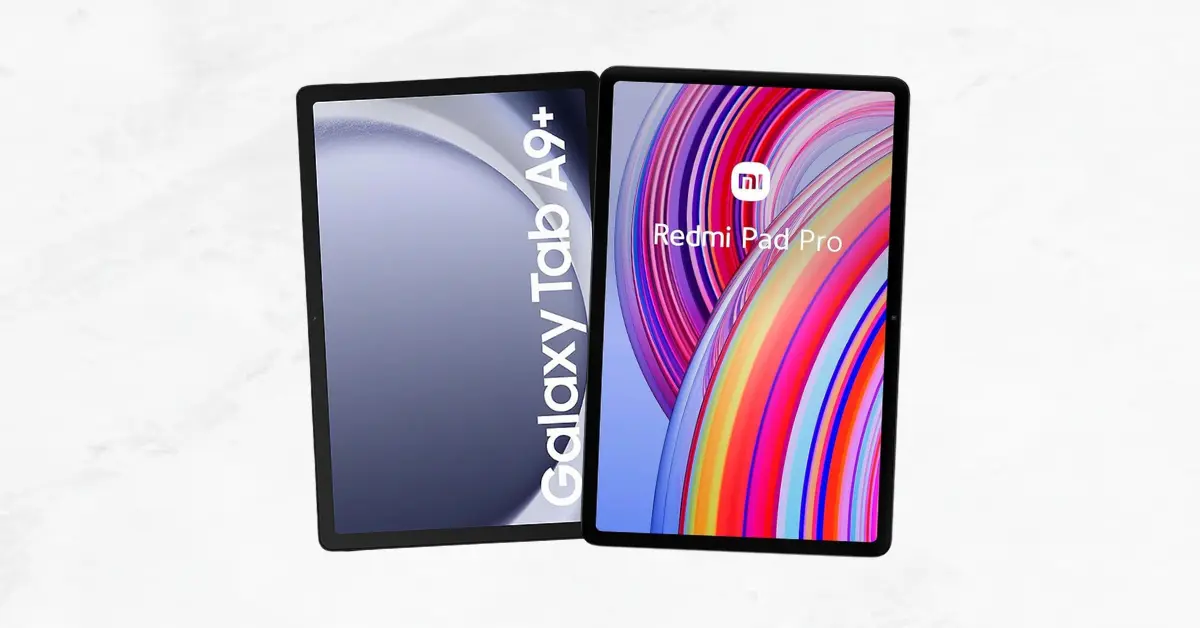 Galaxy Tab A9 plus vs Redmi Pad Pro Comparativo Completo