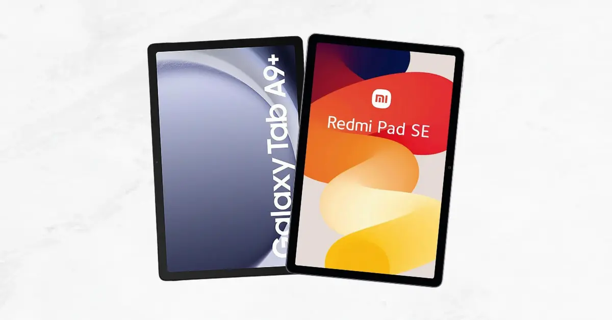Galaxy Tab A9 plus vs Redmi Pad SE Comparativo Completo