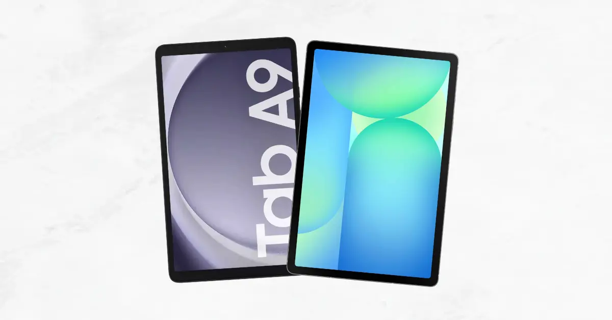 Galaxy Tab A9 vs Galaxy Tab S10 FE Comparativo Completo
