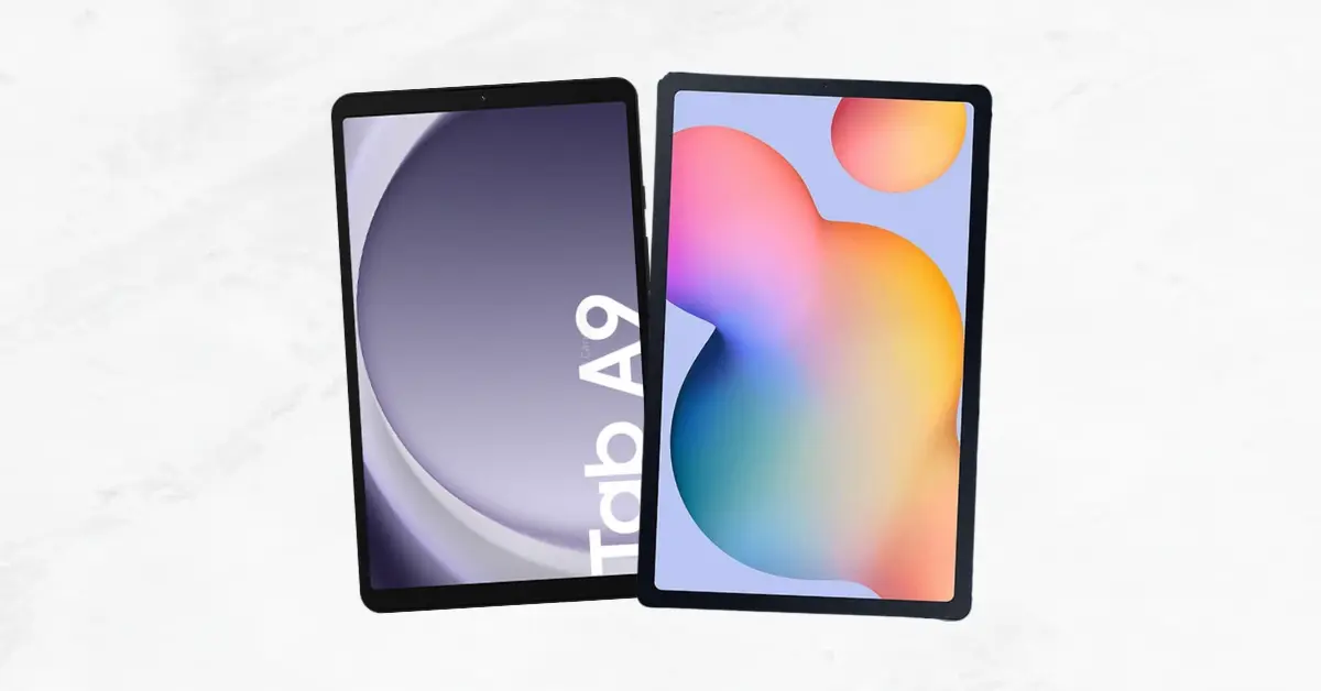 Galaxy Tab A9 vs Galaxy Tab S6 Lite Comparativo Completo