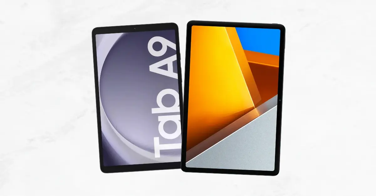 Galaxy Tab A9 vs Poco Pad Comparativo Completo