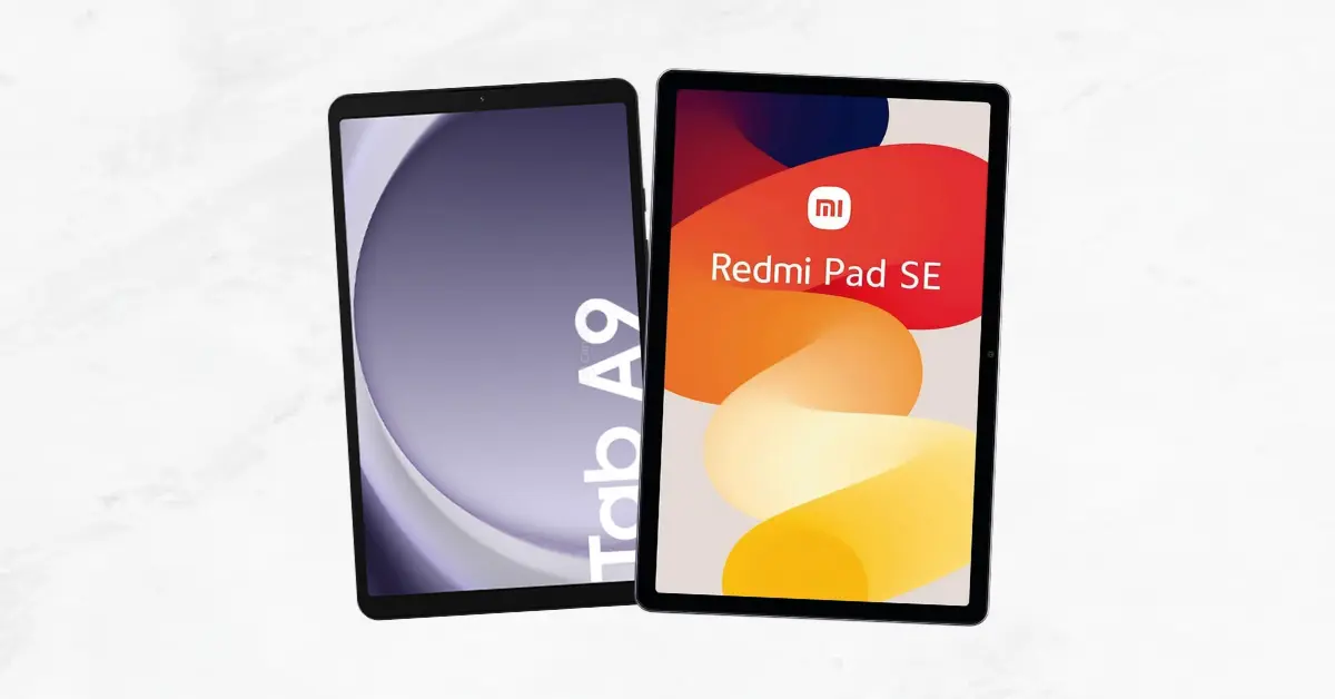 Galaxy Tab A9 vs Redmi Pad SE Comparativo Completo