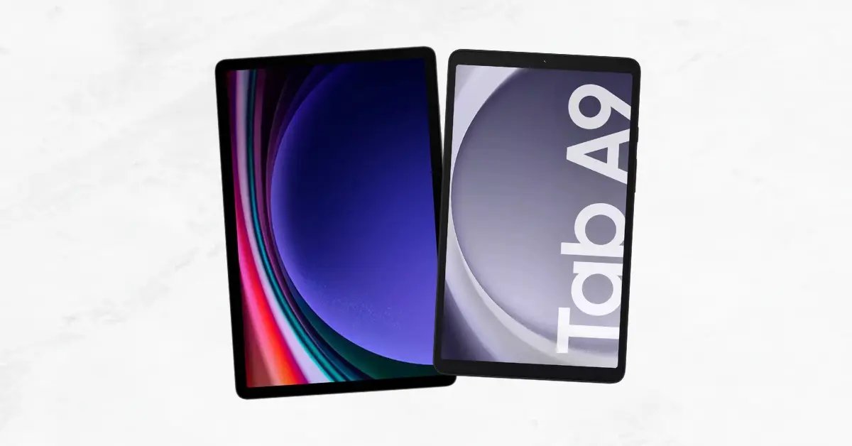 Galaxy Tab S9 FE vs Galaxy Tab A9 Comparativo Completo