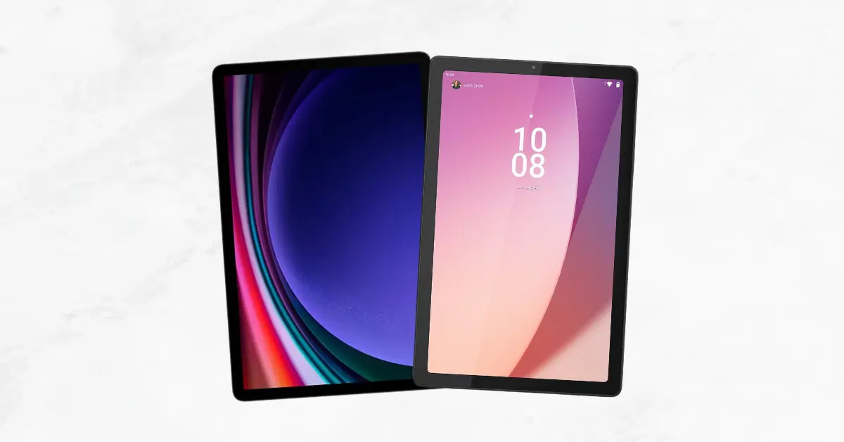 Galaxy Tab S9 FE vs Lenovo Tab M9 Comparativo Completo