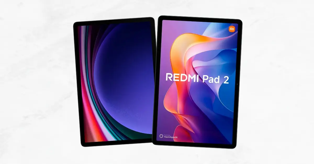 Galaxy Tab S9 FE vs Redmi Pad 2 Comparativo Completo