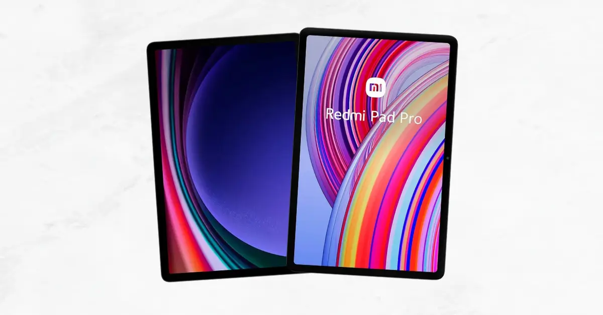 Galaxy Tab S9 FE vs Redmi Pad Pro Comparativo Completo