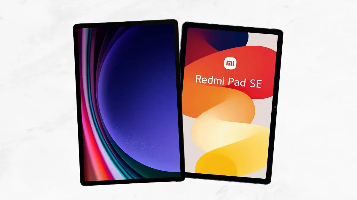Galaxy Tab S9 Plus vs Redmi Pad SE Comparativo Completo