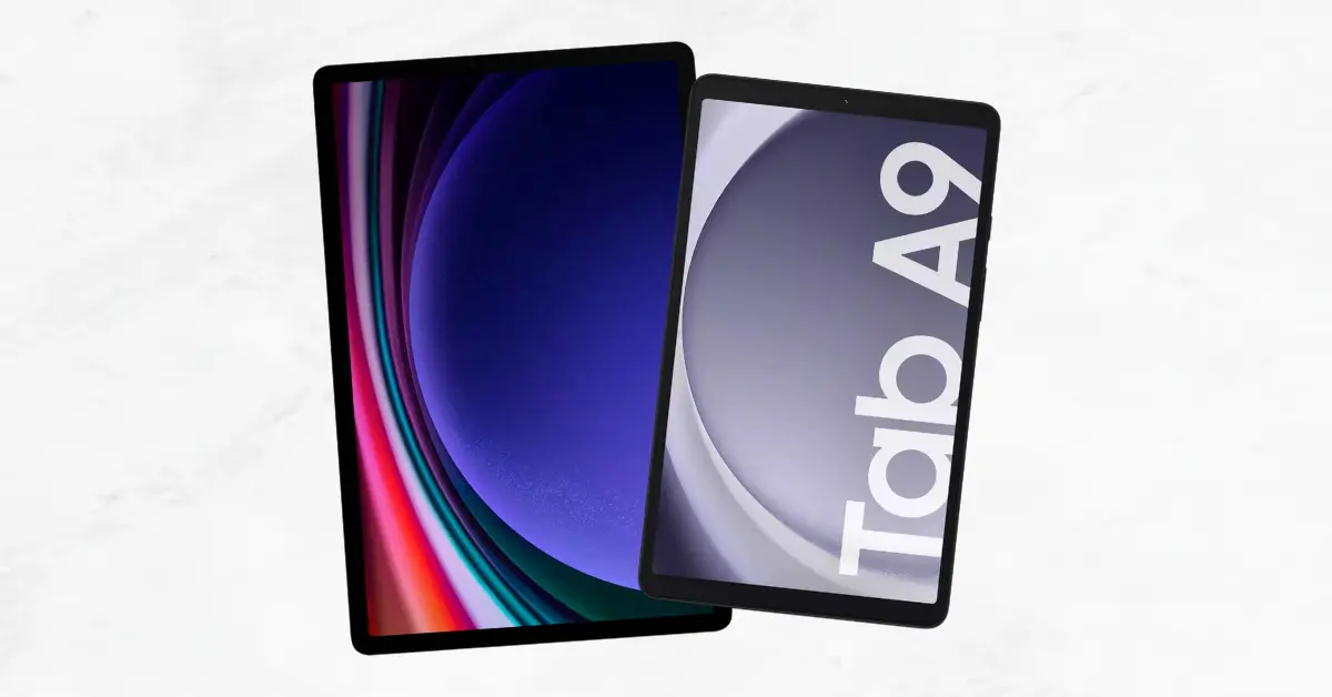Galaxy Tab S9 vs Galaxy Tab A9 Comparativo Completo