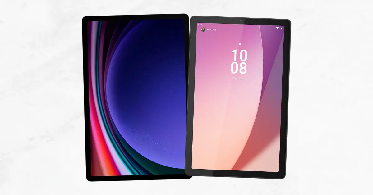 Galaxy Tab S9 vs Lenovo Tab M9 Comparativo Completo