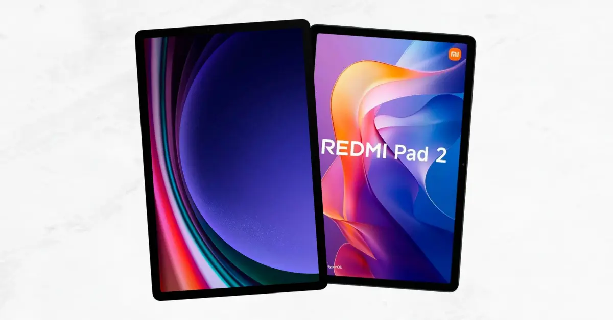 Galaxy Tab S9 vs Redmi Pad 2 Comparativo Completo
