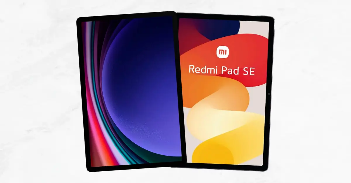 Galaxy Tab S9 vs Redmi Pad SE Comparativo Completo