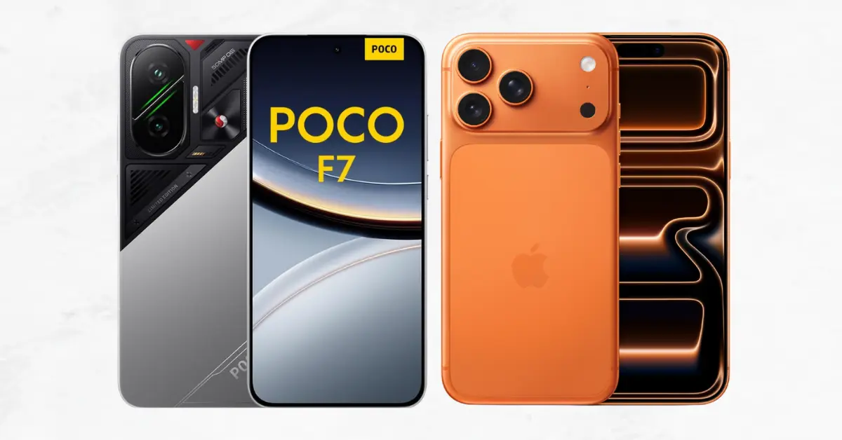 Poco F7 vs iPhone 17 Pro Max Comparativo Completo