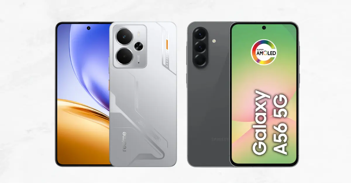 Realme 14 vs Galaxy A56 Comparativo Completo